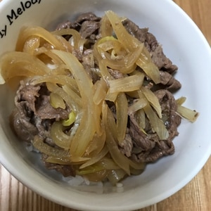 煮るだけ簡単☆つゆだく牛丼